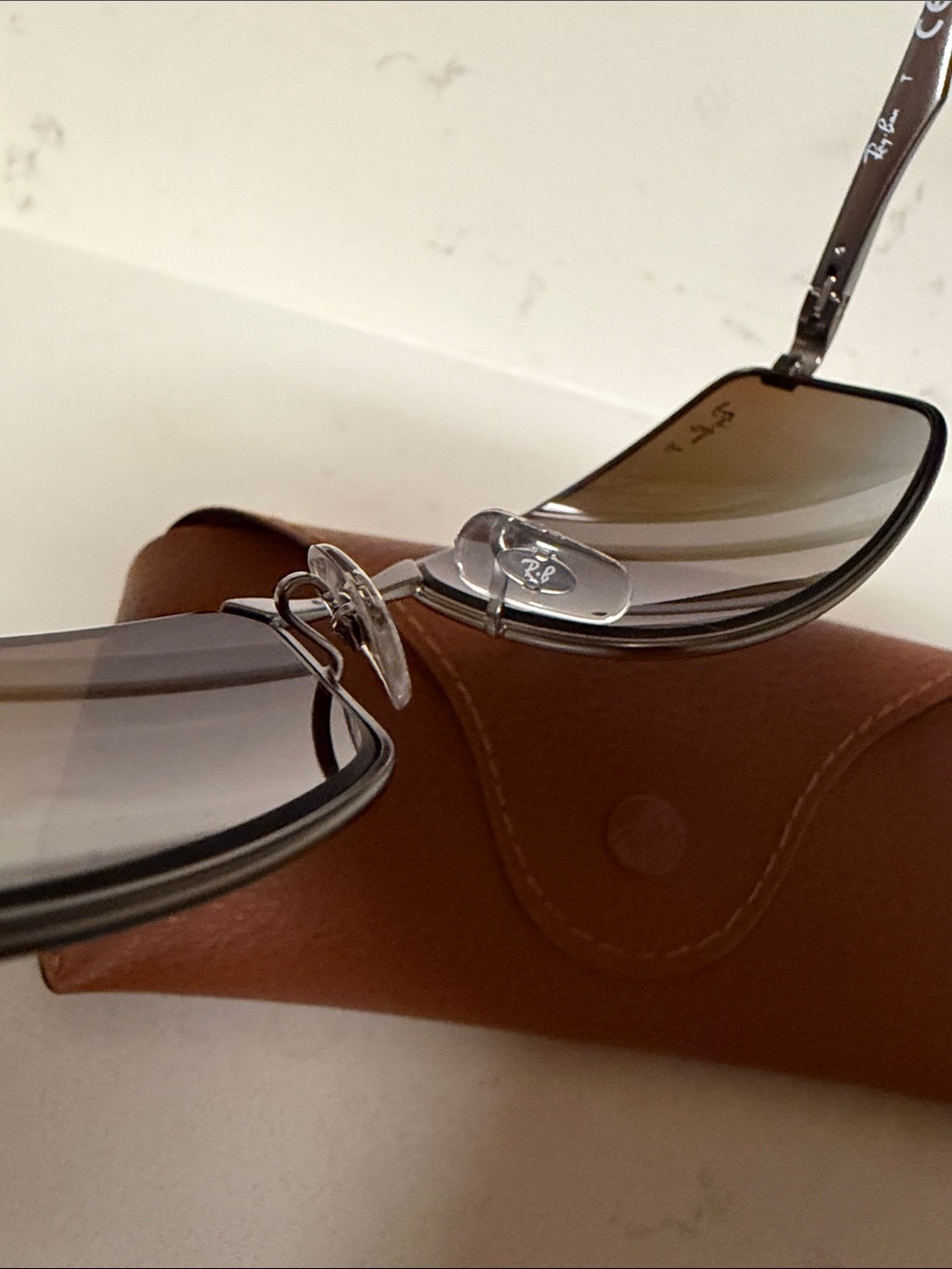 Ray-Ban RB3498 Sunglasses in Gunmetal With Gradient Brown Polarized Lens (NWOT) - Picture 6 of 12